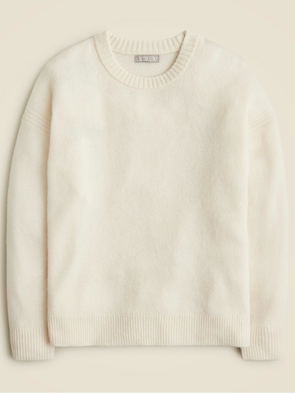 J. Crew Relaxed crewneck sweater in wool